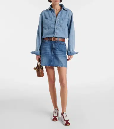 7 For All Mankind Denim minidress | Thumbnail 6