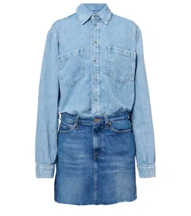 7 For All Mankind Denim minidress | Thumbnail 1