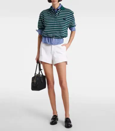 7 For All Mankind High-rise denim shorts | Thumbnail 2