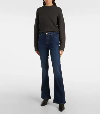 7 For All Mankind Ali high-rise flared jeans | Thumbnail 3