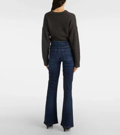 7 For All Mankind Ali high-rise flared jeans | Thumbnail 4