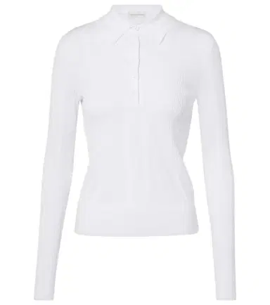 Dries Van Noten Touria cotton polo sweater | Thumbnail 1
