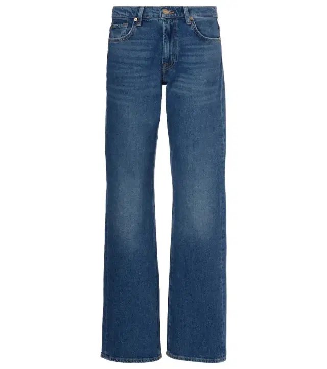 7 For All Mankind Tess high-rise straight jeans