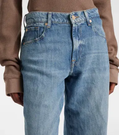7 For All Mankind Tess distressed wide-leg jeans | Thumbnail 7 7 For All Mankind Tess distressed wide-leg jeans | Thumbnail 7