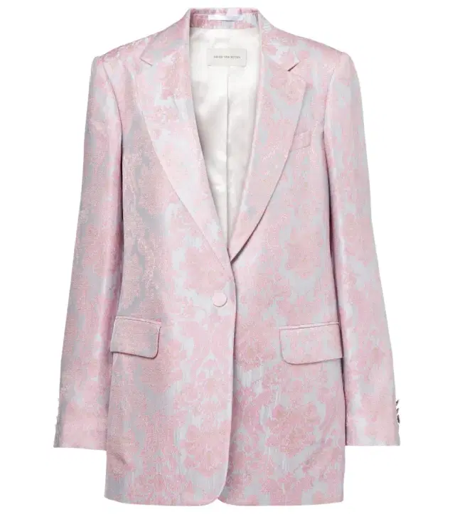 Dries Van Noten Floral jacquard blazer