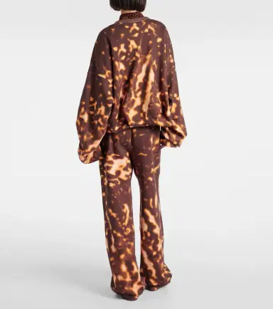 Dries Van Noten Printed gathered cotton sweatshirt | Thumbnail 2