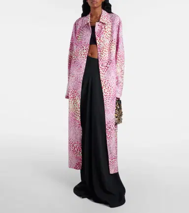 Dries Van Noten Printed jacquard coat | Thumbnail 5