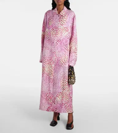 Dries Van Noten Printed jacquard coat | Thumbnail 6