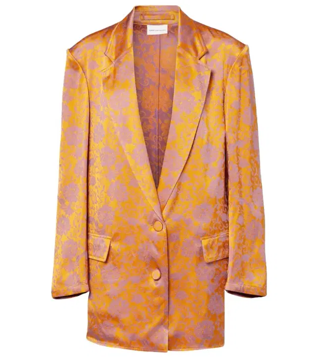Dries Van Noten Floral jacquard blazer