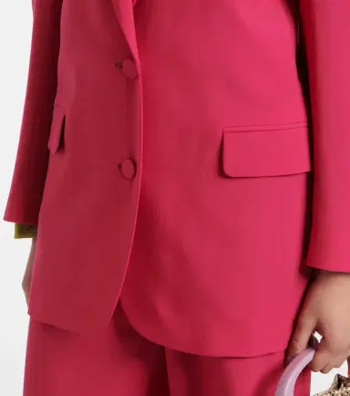 Dries Van Noten Oversized wool and mohair blazer | Thumbnail 2 Dries Van Noten Oversized wool and mohair blazer | Thumbnail 2