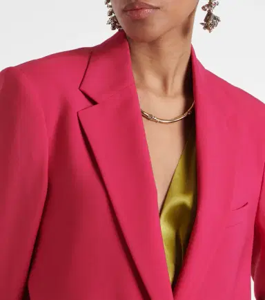 Dries Van Noten Oversized wool and mohair blazer | Thumbnail 6 Dries Van Noten Oversized wool and mohair blazer | Thumbnail 6