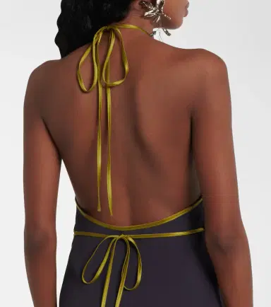 Dries Van Noten Crêpe satin wrap top | Thumbnail 6
