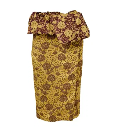Dries Van Noten Floral ruffled midi skirt | Thumbnail 1