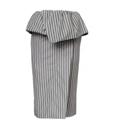 Dries Van Noten Striped cotton poplin midi skirt | Thumbnail 1