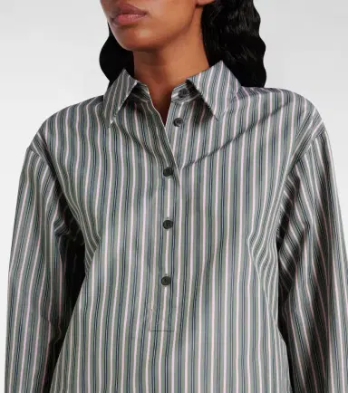 Dries Van Noten Striped cotton shirt | Thumbnail 4