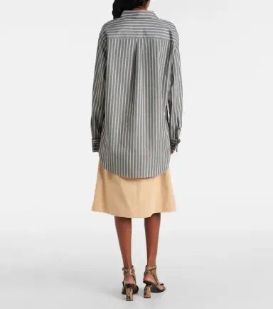 Dries Van Noten Striped cotton shirt | Thumbnail 5