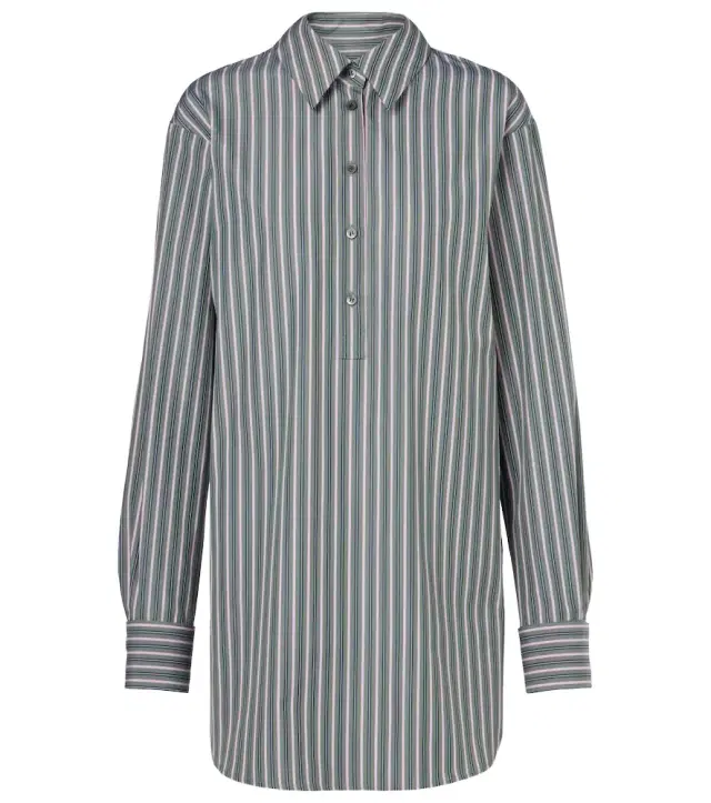 Dries Van Noten Striped cotton shirt