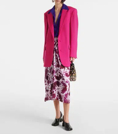 Dries Van Noten Gathered midi skirt | Thumbnail 2