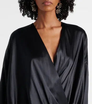 Dries Van Noten Silk-blend satin blouse | Thumbnail 4