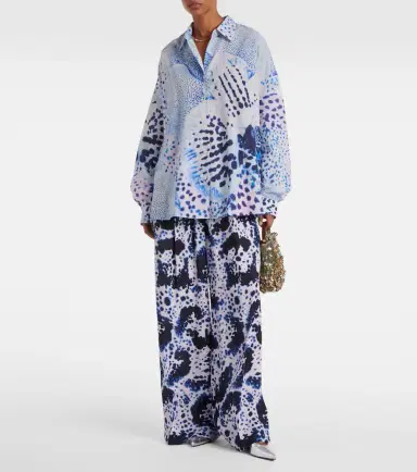 Dries Van Noten Printed cotton shirt | Thumbnail 2