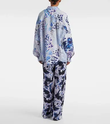 Dries Van Noten Printed cotton shirt | Thumbnail 4