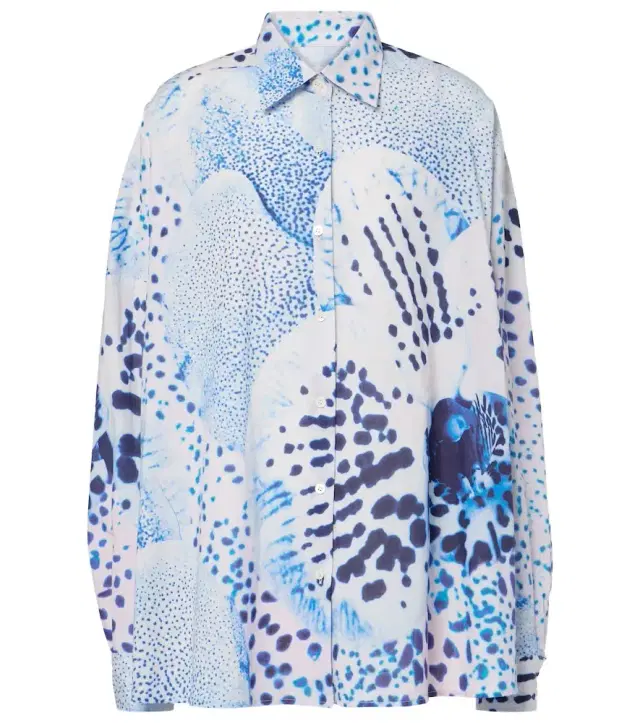 Dries Van Noten Printed cotton shirt