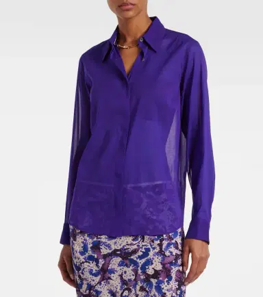 Dries Van Noten Silk-blend shirt | Thumbnail 4