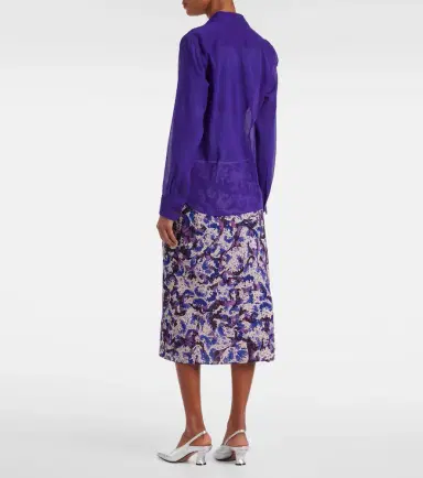 Dries Van Noten Silk-blend shirt | Thumbnail 6