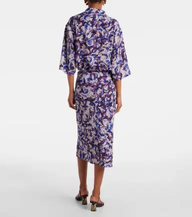 Dries Van Noten Floral pencil skirt | Thumbnail 3