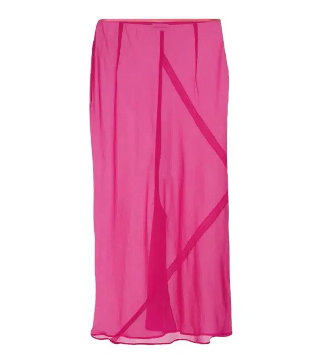 Dries Van Noten Silk-blend satin midi skirt