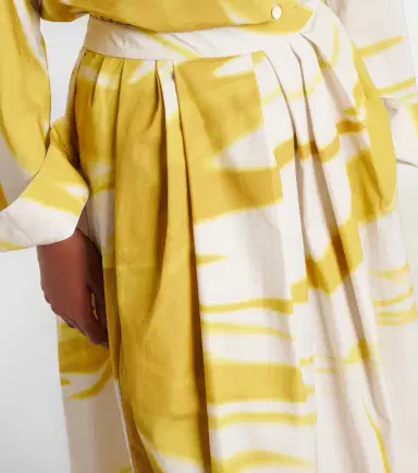 Dries Van Noten Printed cotton midi skirt | Thumbnail 2