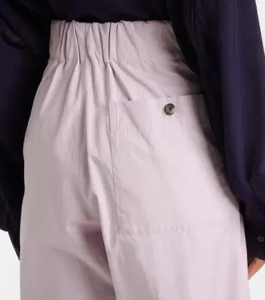 Dries Van Noten High-rise cotton wide-leg pants | Thumbnail 3