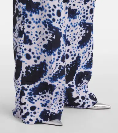 Dries Van Noten Printed high-rise wide-leg pants | Thumbnail 5