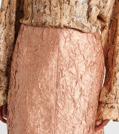Dries Van Noten Lamé midi skirt | Thumbnail 2