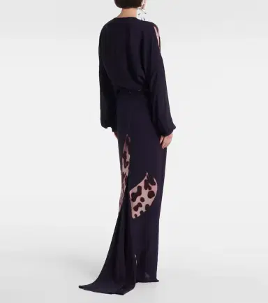 Dries Van Noten Printed maxi skirt | Thumbnail 4