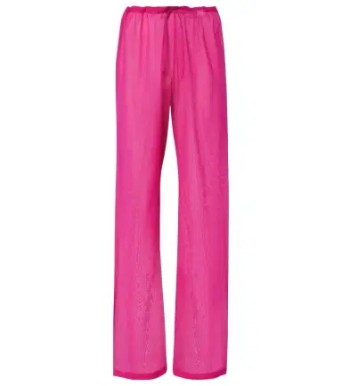 Dries Van Noten High-rise silk-blend wide-leg pants | Thumbnail 1