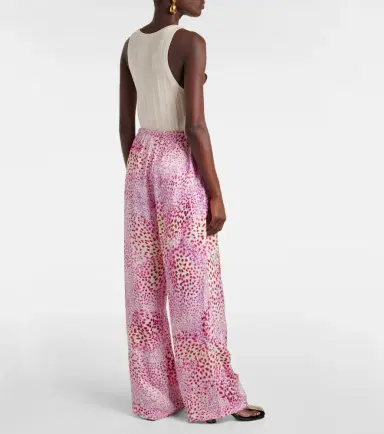 Dries Van Noten Jacquard wide-leg pants | Thumbnail 2