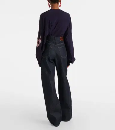 Dries Van Noten High-rise wide-leg jeans | Thumbnail 3