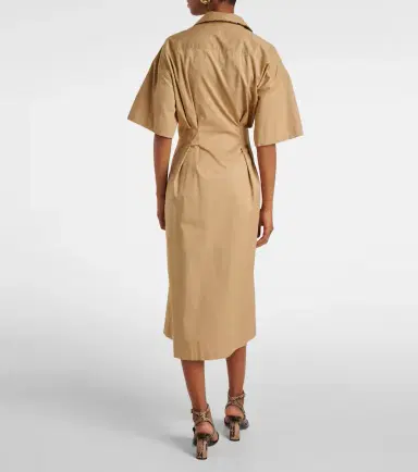 Dries Van Noten Cotton wrap dress | Thumbnail 3