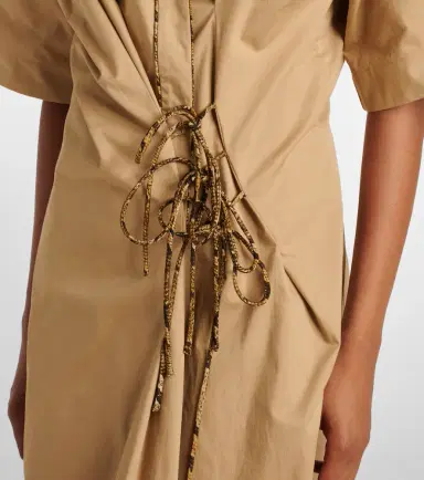 Dries Van Noten Cotton wrap dress | Thumbnail 5