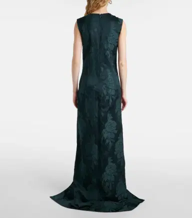 Dries Van Noten Floral jacquard gown | Thumbnail 4