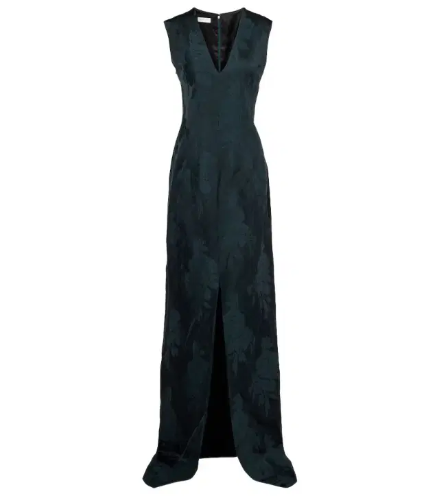 Dries Van Noten Floral jacquard gown
