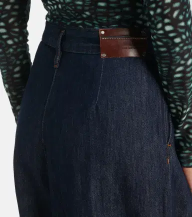 Dries Van Noten Pleated high-rise wide-leg jeans | Thumbnail 6
