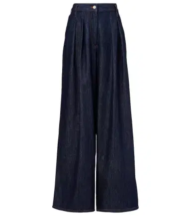 Dries Van Noten Pleated high-rise wide-leg jeans | Thumbnail 1