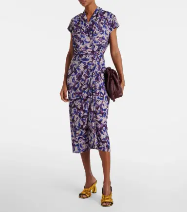 Dries Van Noten Printed midi dress | Thumbnail 2