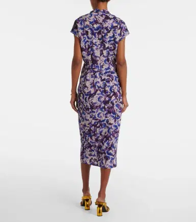 Dries Van Noten Printed midi dress | Thumbnail 4