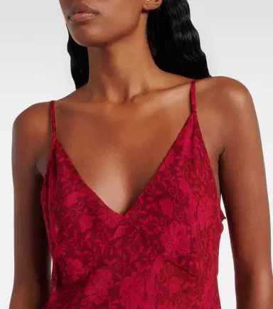Dries Van Noten Floral slip dress | Thumbnail 3 Dries Van Noten Floral slip dress | Thumbnail 3