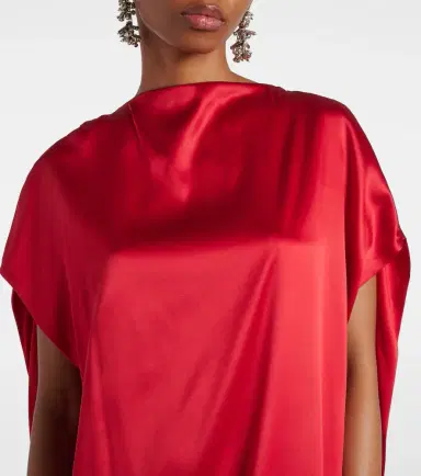 Dries Van Noten Silk-blend satin gown | Thumbnail 2