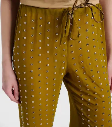 Dries Van Noten Embellished straight pants | Thumbnail 3