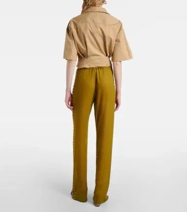 Dries Van Noten Embellished straight pants | Thumbnail 5